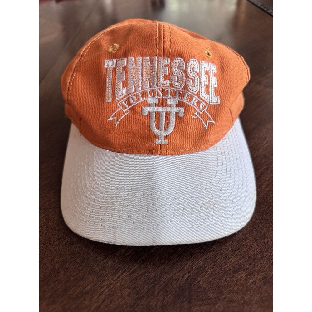 Vintage Tennessee Volunteers Hat Snapback White Orange The Game Licensed